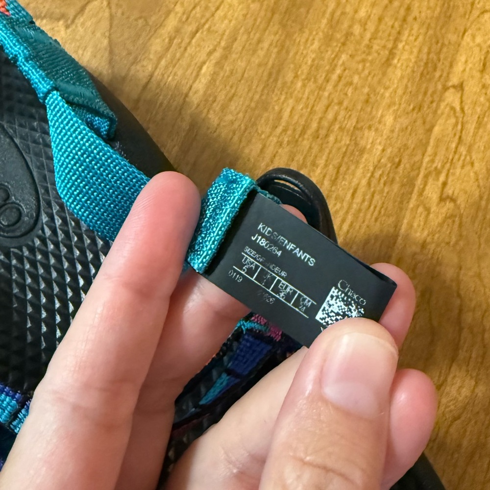 Chaco ZX/1 Eco Tread Break Teal Sandals - Picture 6 of 6